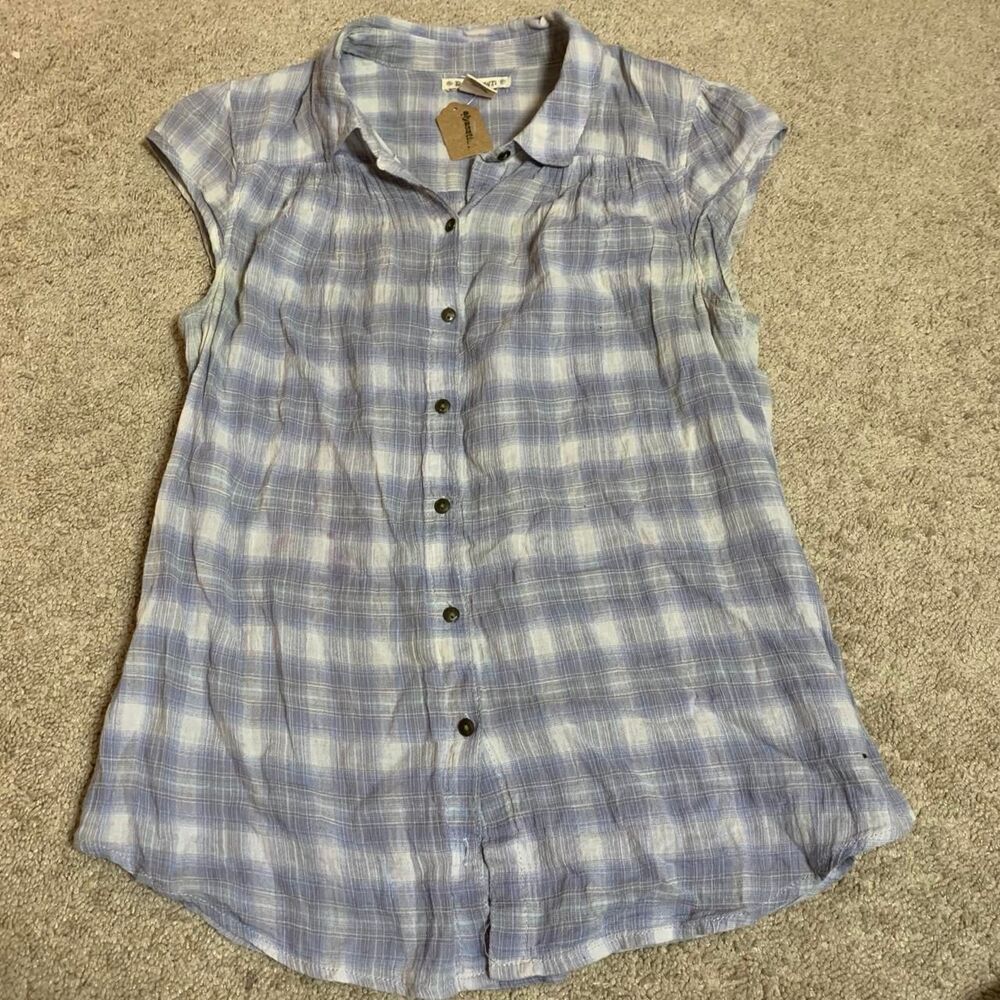 Unbranded Women's Blue and Purple Blouse